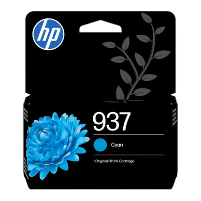 HP 937 Cyan Original Ink Cartridge