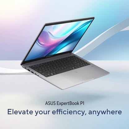 ASUS ExpertBook P1 P1503CV-582X Intel Core 5 210H Laptop 39.6 cm (15.6") Full HD 8 GB DDR5-SDRAM 256 GB SSD Wi-Fi 6 (802.11ax) Windows 11 Pro Grey