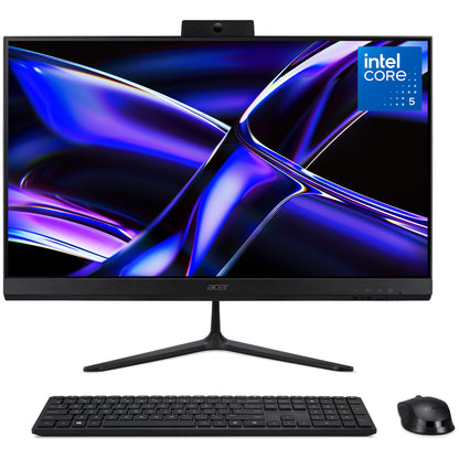 Acer Aspire C24-B All-in-One Desktop - Intel Core 5-120U, 8GB, 512GB SSD, Integrated Intel Graphics, 23.8" Full HD, Windows 11, Black
