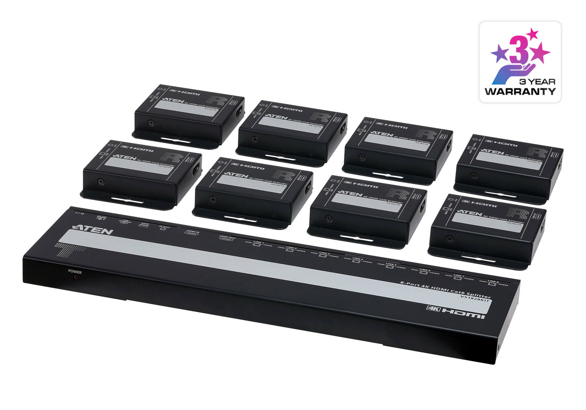 ATEN VS1828KIT-AT-G video splitter HDMI 2x HDMI