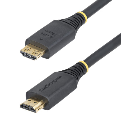 StarTech.com 15ft (4.5m) High Speed HDMI Cable with Gripping Connectors, 4K 60Hz/1440p 144Hz, HDR10/HDCP 2.2/ARC, 18Gbps, UHD HDMI 2.0 Cord for TV/Monitor/Display, TPE Jacket