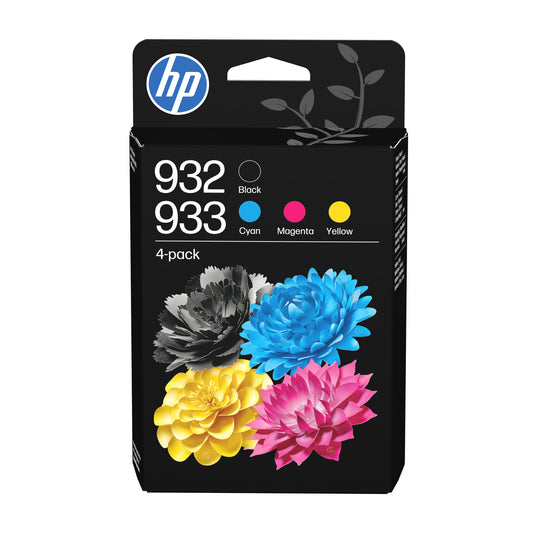HP 932 Black/933 Cyan/Magenta/Yellow 4-pack Original Inks