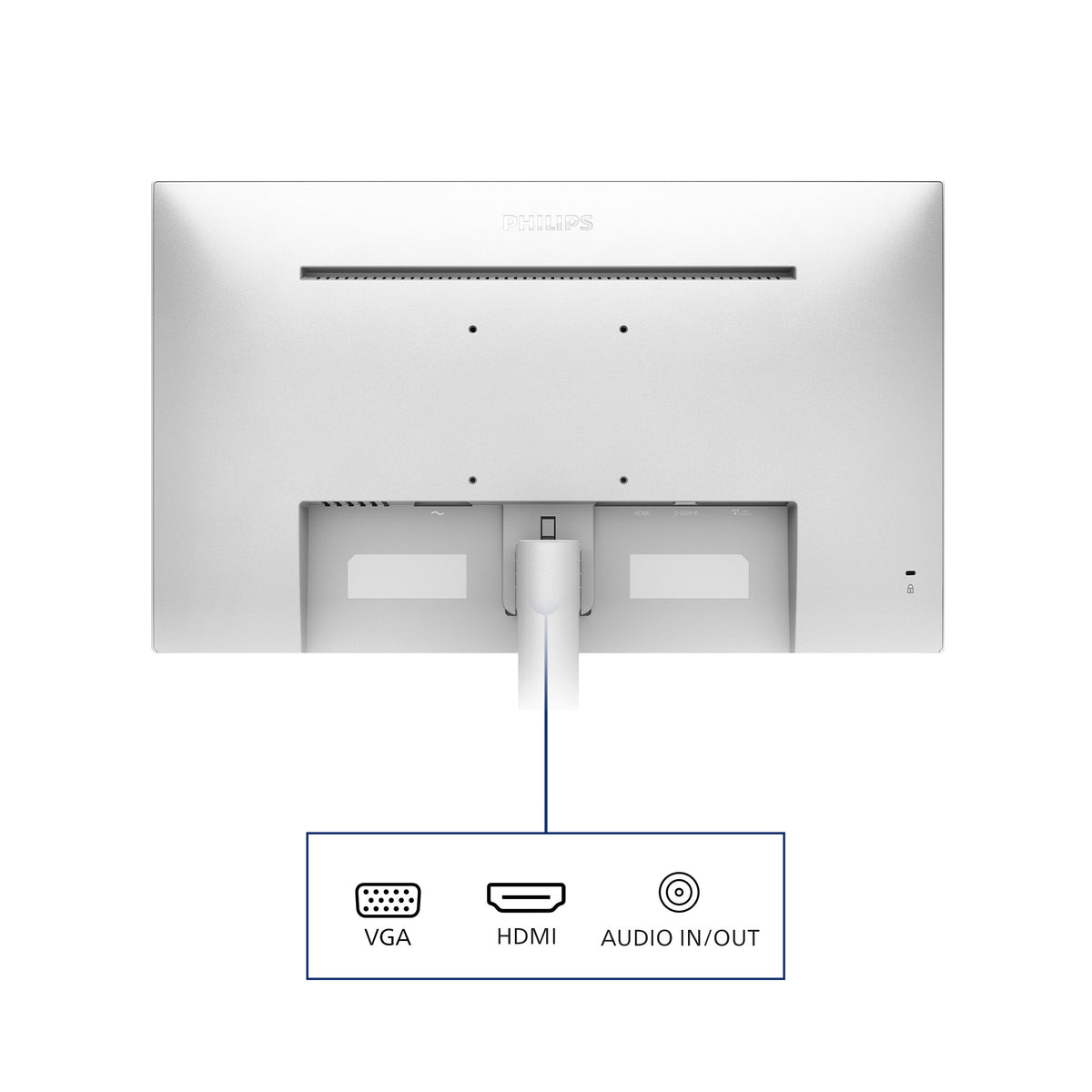 Philips V Line 241V8AW/00 computer monitor 60.5 cm (23.8") 1920 x 1080 pixels Full HD LCD White