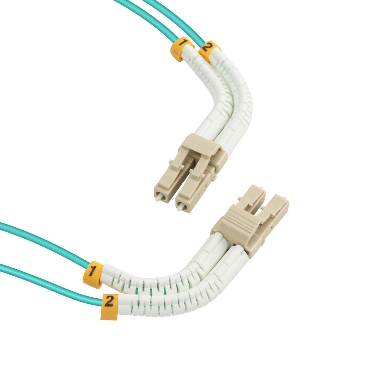 Lanview LVO2314705-FLEX InfiniBand/fibre optic cable 0.5 m LC Aqua colour