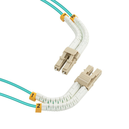 Lanview LVO2314705-FLEX InfiniBand/fibre optic cable 0.5 m LC Aqua colour