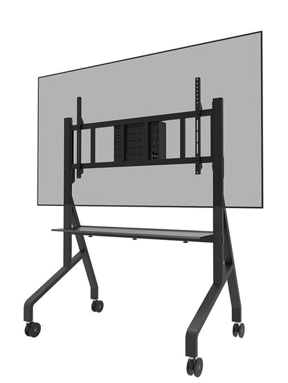 Neomounts FL50-575BL1 TV trolley 65-110" - fast installation - TÜV