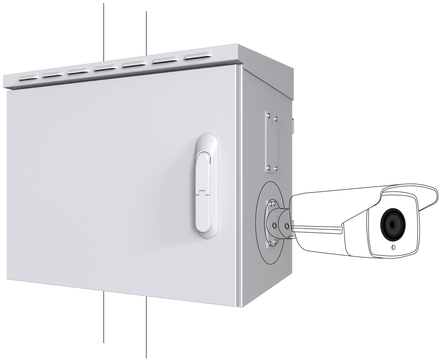 Lanview RCCTV005 rack cabinet 0U White