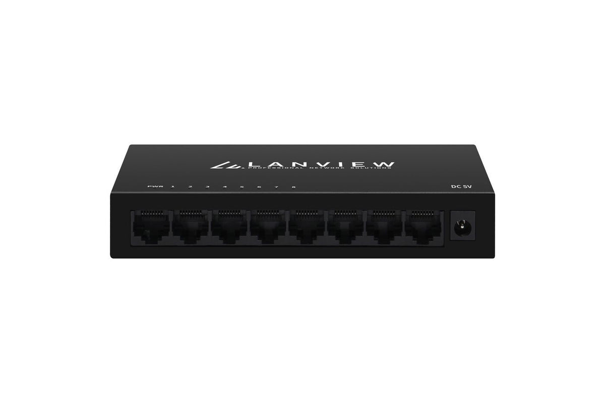 Lanview LVN-DESK-8PORT-1G network switch, Unmanaged