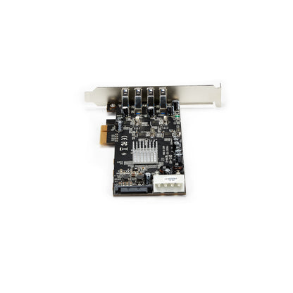 StarTech.com 4 Port USB 3.0 PCIe Card w/ 4 Dedicated 5Gbps Channels (USB 3.2 Gen 1) - UASP - SATA / LP4 Power - PCI Express Adapter Card