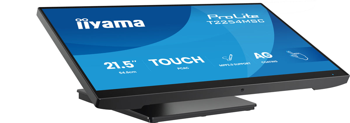 iiyama T2254MSC-B2AG computer monitor 54.6 cm (21.5") 1920 x 1080 pixels Full HD LED Touchscreen Black