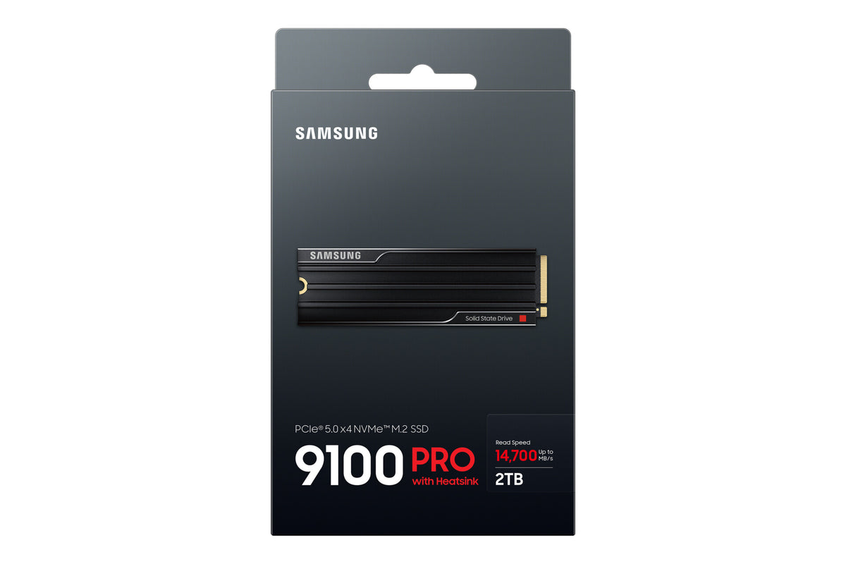 Samsung 9100 PRO Heatsink PCIe® 5.0 NVMe™ M.2 SSD - 2 TB
