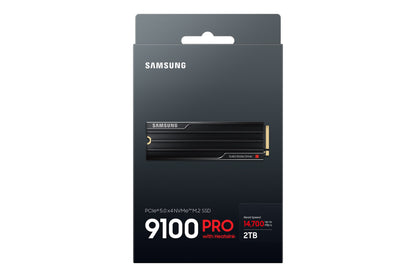 Samsung 9100 PRO Heatsink PCIe® 5.0 NVMe™ M.2 SSD - 2 TB