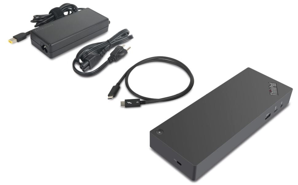 Lenovo 40AN0135IT laptop dock/port replicator Wired Thunderbolt 2 Black, Red