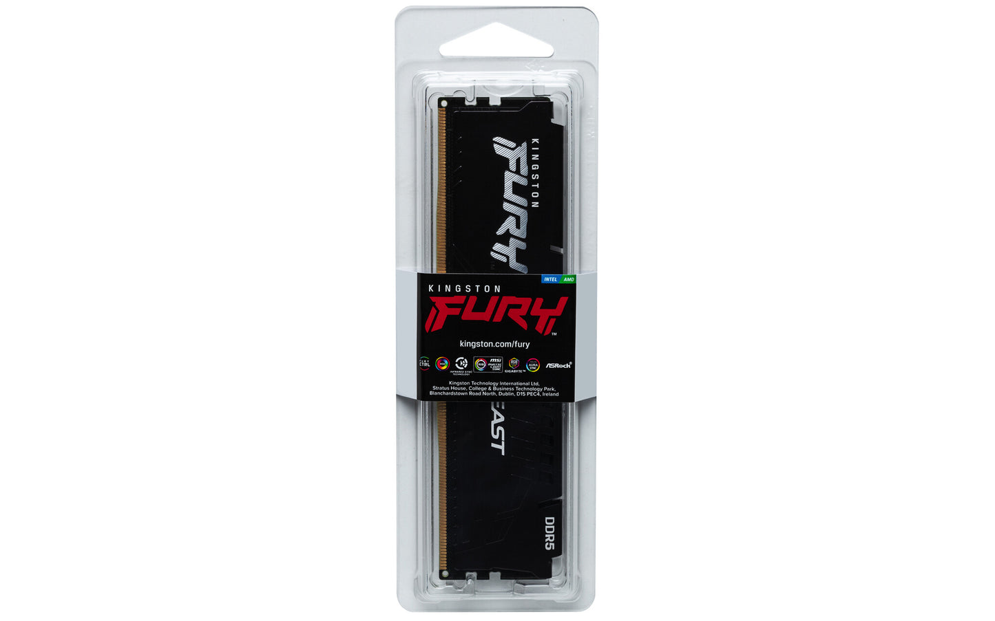 Kingston Technology FURY Beast 32GB 6000MT/s DDR5 CL36 DIMM Black EXPO