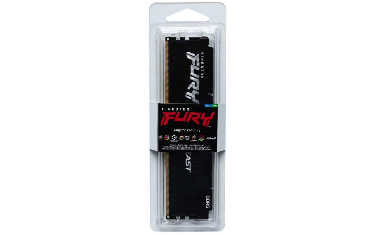 Kingston Technology FURY Beast 32GB 5600MT/s DDR5 CL36 DIMM Black