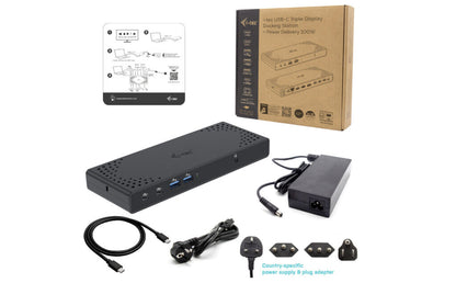 i-tec USB-C Triple Display Docking Station Gen 2 + Power Delivery 100W