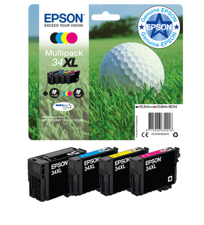 Epson Golf ball 34XL DURABrite Ultra Multipack 4-colours Ink