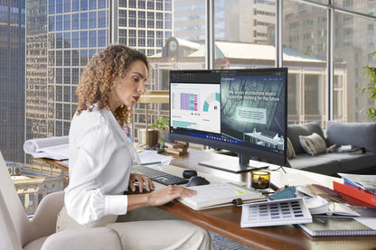 HP Series 7 Pro 39.7 inch 5K2K Conferencing Monitor - 740pm PVC Free
