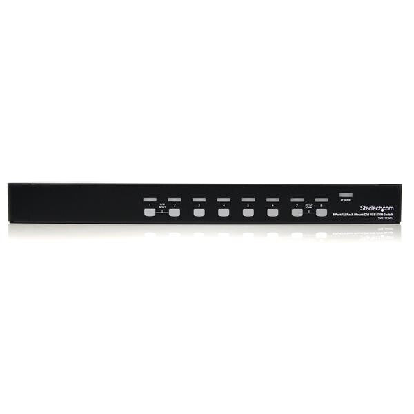 StarTech.com 8 Port 1U Rackmount DVI USB KVM Switch