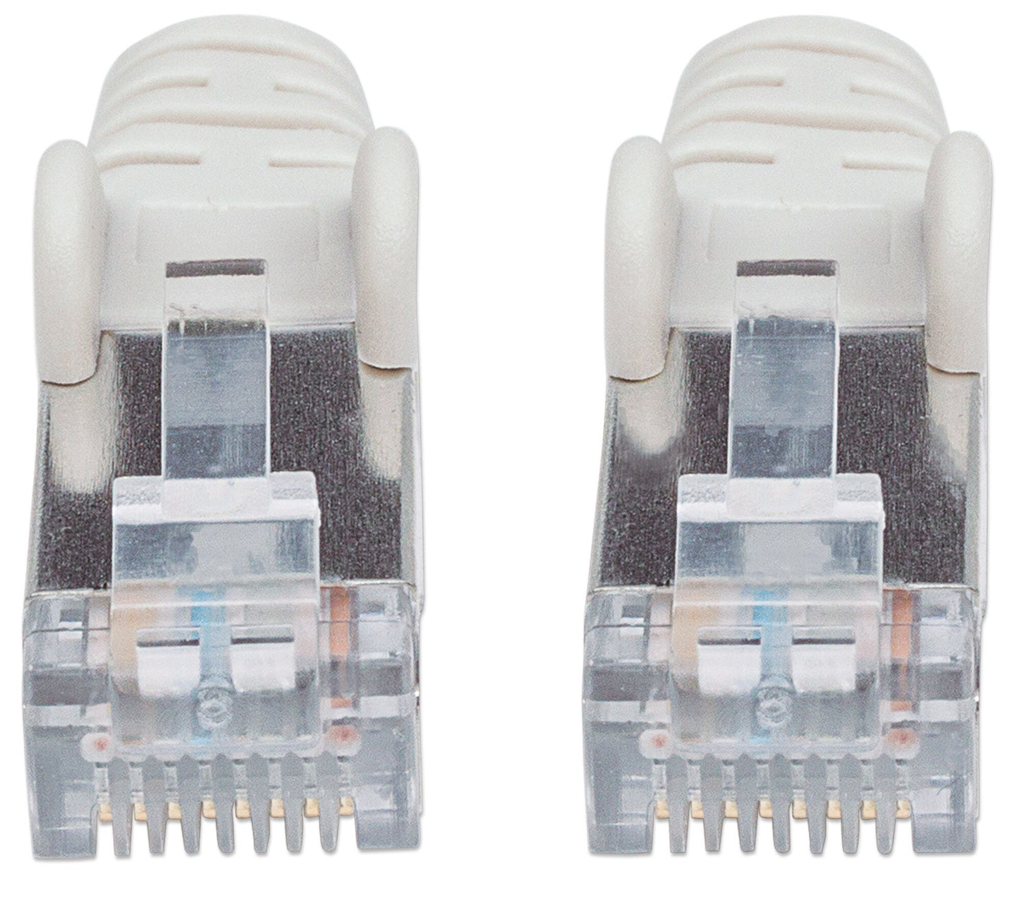 Intellinet Network Patch Cable, Cat6, 2m, Grey, Copper, S/FTP, LSOH / LSZH, PVC, RJ45, Gold Plated Contacts, Snagless, Booted, Lifetime Warranty