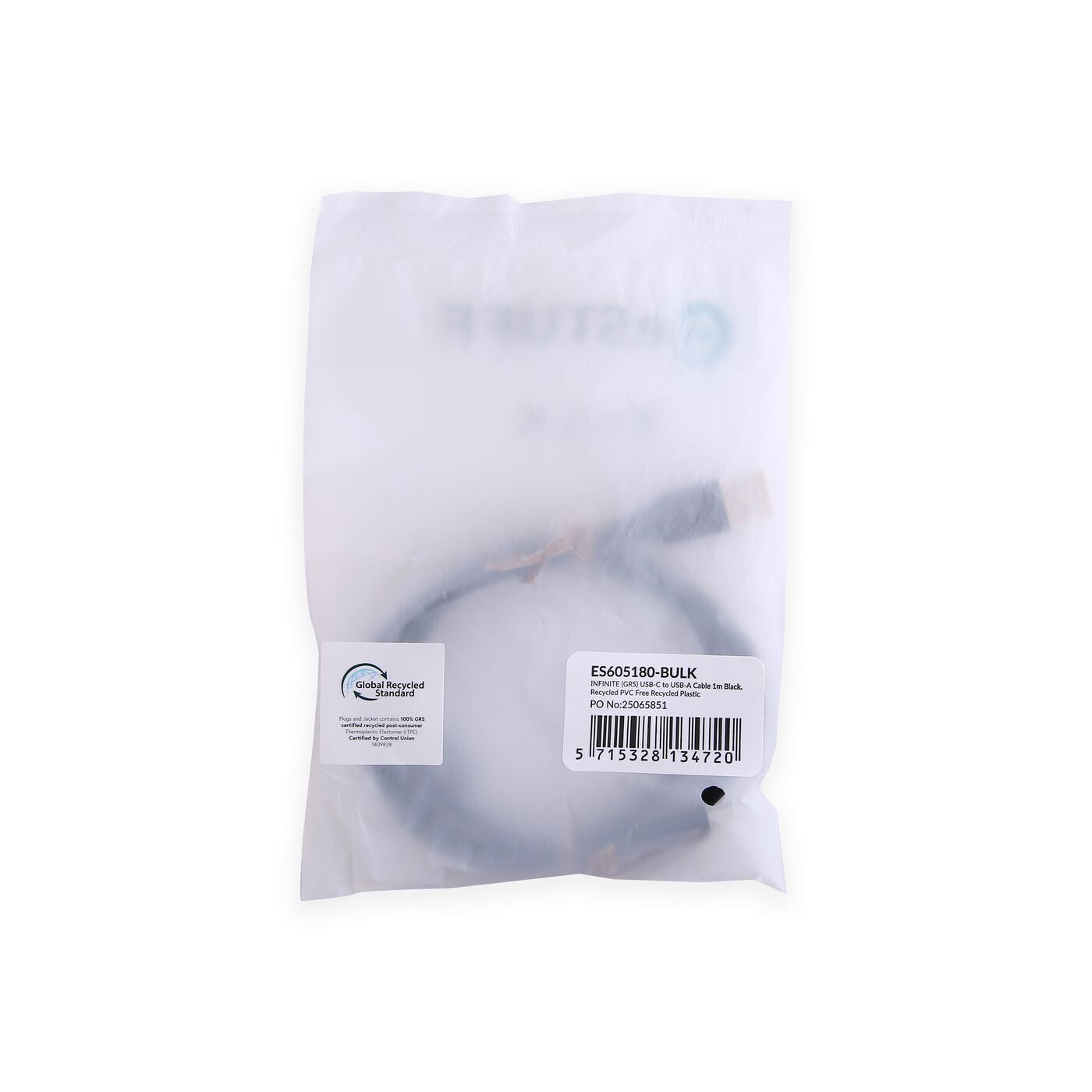 eSTUFF ES605180-BULK USB cable USB 2.0 1 m USB C USB A 60 W Black