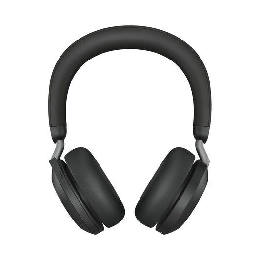 Jabra Evolve2 75 - USB-A UC with Desk Stand headset, Head-band, Wired & Wireless, Boom microphone, Office/Call center, black