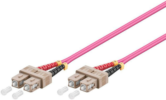 Microconnect FIB222010-4 InfiniBand/fibre optic cable 10 m SC Pink