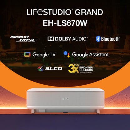 Epson Lifestudio Grand — EH-LS670W Diamond White