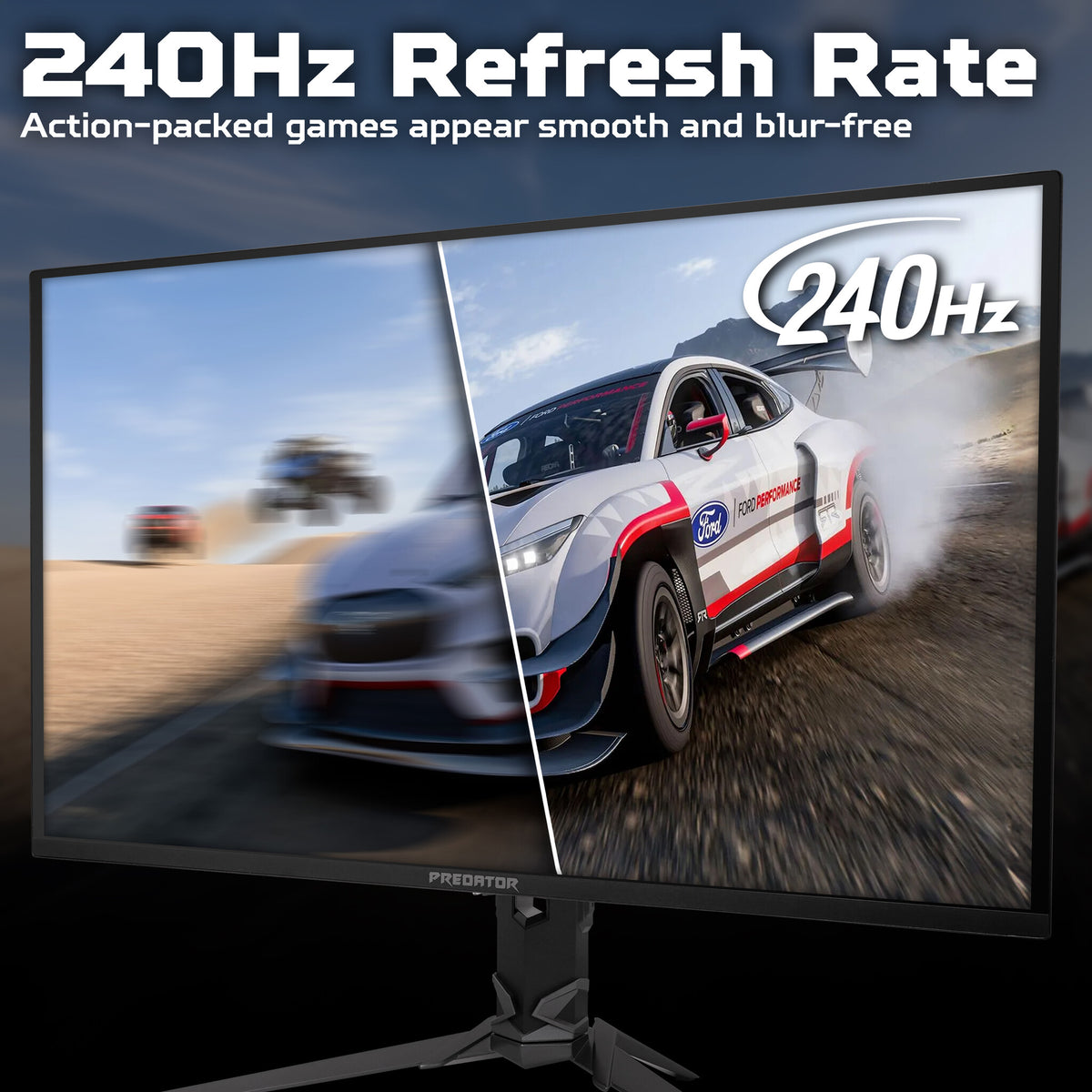 Acer X Predator X27X1 - 26.5", Ultra HD (3840x2160), QD-OLED, 240Hz, 0.03ms, HDR400 TrueBlack, FreeSync Premium Pro, Gaming Monitor