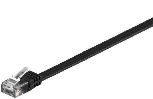 Microconnect V-UTP6015S-FLAT networking cable Black 1.5 m Cat6 U/UTP (UTP)