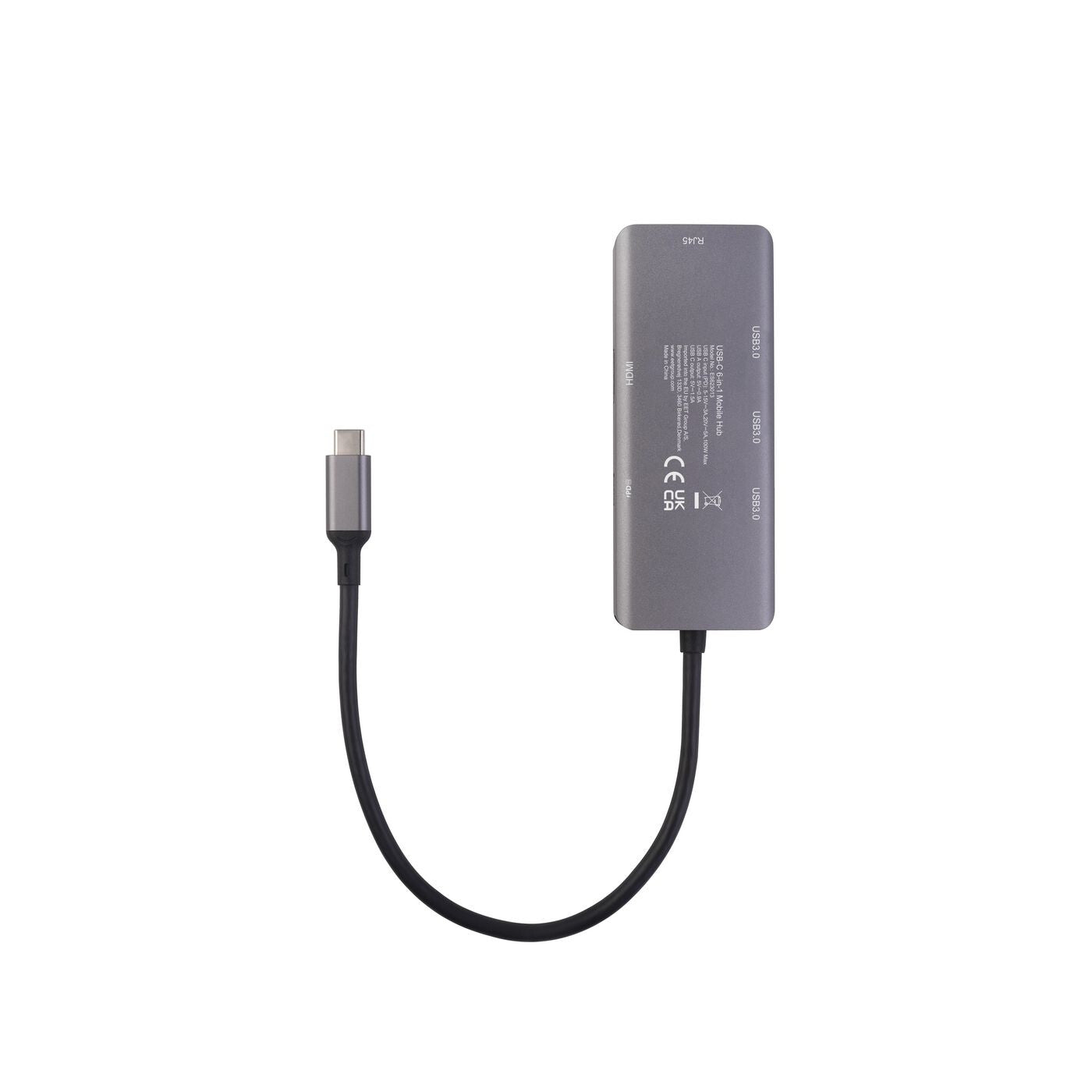 eSTUFF ES623013 laptop dock/port replicator Grey