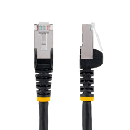 StarTech.com 10m CAT6a Ethernet Cable - Black - Low Smoke Zero Halogen (LSZH) - 10GbE 500MHz 100W PoE++ Snagless RJ-45 w/Strain Reliefs S/FTP Network Patch Cord