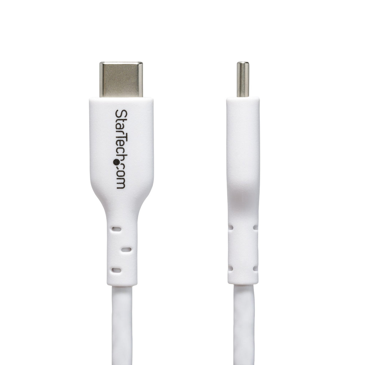 StarTech.com 10ft (3m) USB-C Charging Cable, Charge & Sync, 60W (3A) PD, USB 2.0 Laptop Charger Cable, TPE Jacket - White USB C Charging Cord