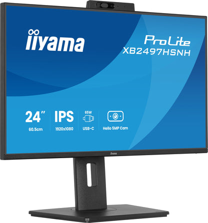 iiyama ProLite XB2497HSNH-B1 computer monitor 60.5 cm (23.8") 1920 x 1080 pixels Full HD LED Black