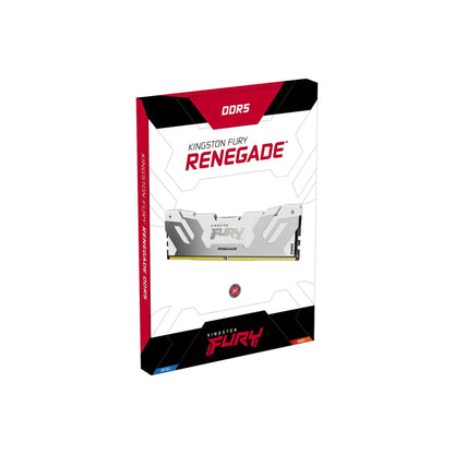 Kingston Technology FURY 32GB 6000MT/s DDR5 CL32 DIMM (Kit of 2) Renegade White XMP