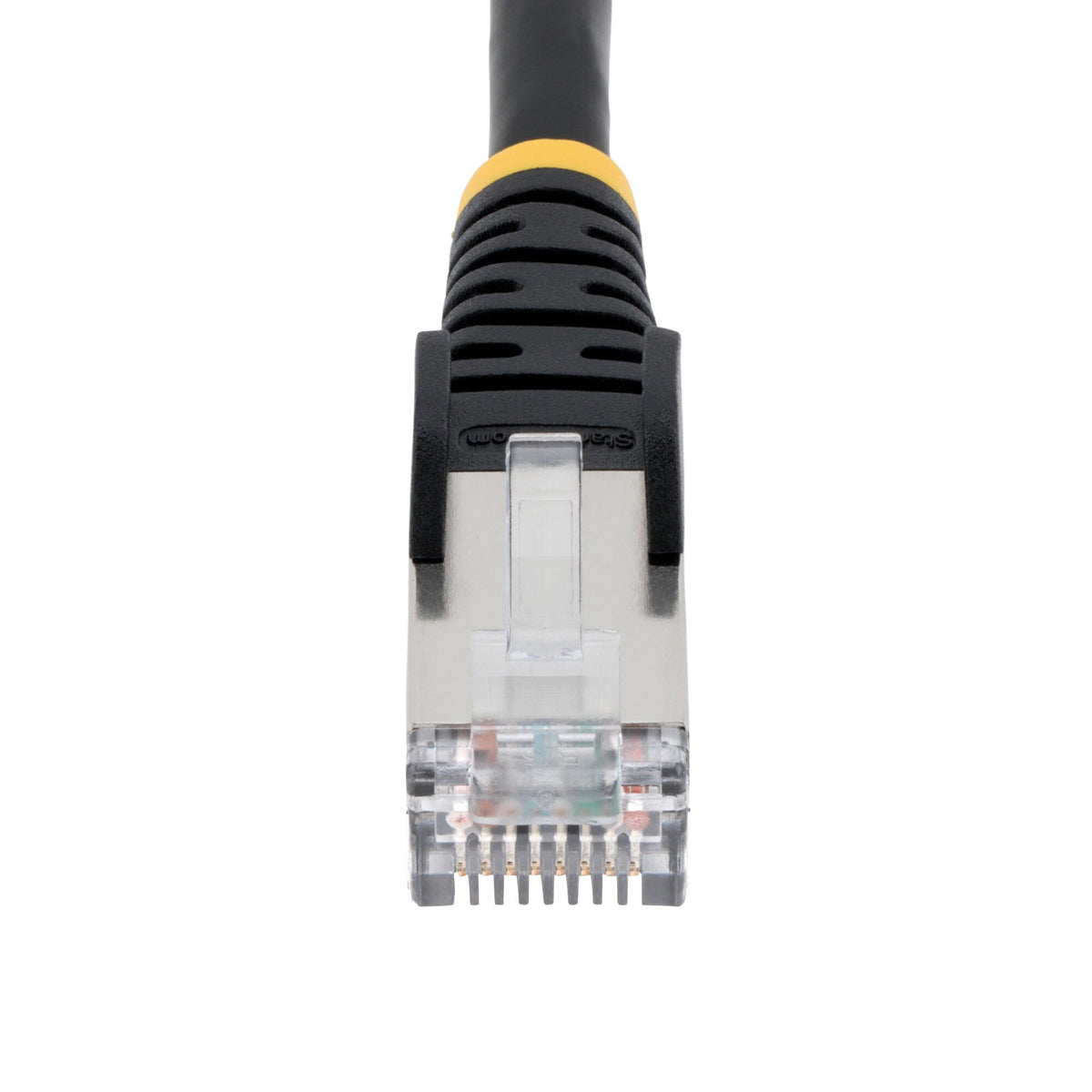 StarTech.com 7m CAT6a Ethernet Cable - Black - Low Smoke Zero Halogen (LSZH) - 10GbE 500MHz 100W PoE++ Snagless RJ-45 w/Strain Reliefs S/FTP Network Patch Cord