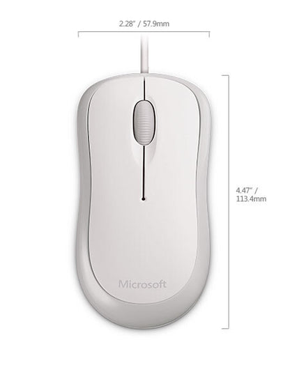 Microsoft Basic Optical for Business mouse Office Ambidextrous USB Type-A 800 DPI