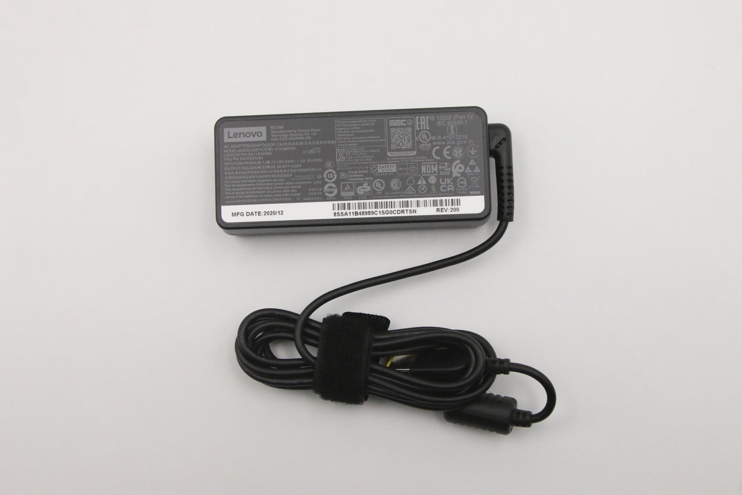 Lenovo 5A10V03250 power adapter/inverter Indoor 65 W Black