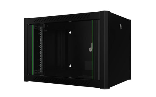 Lanview RWP07U45BL rack cabinet 7U Wall mounted rack Black