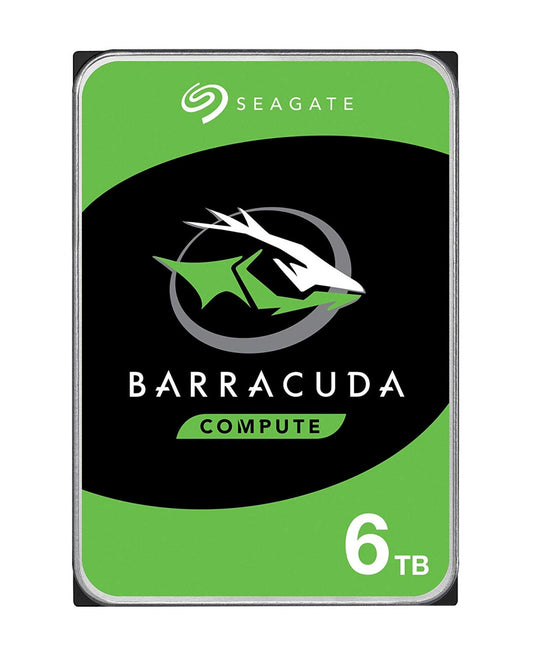 Seagate Barracuda 6TB internal hard drive, 5400 RPM, 3.5-inch, Serial ATA III