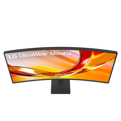 LG UltraWide™ U6 34U640B-B.AEK, 34-inch WQHD Curved (1800R) 144Hz Monitor, HDR10 and 99% sRGB, AMD FreeSync™ Premium