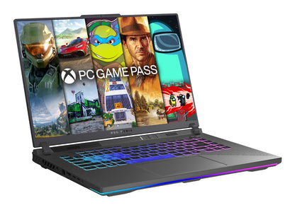 ASUS ROG Strix G16 G614PR-RV016W AMD Ryzen™ 9 8940HX Laptop 40.6 cm (16") WUXGA 16 GB DDR5-SDRAM 1 TB SSD NVIDIA GeForce RTX 5070 Ti Wi-Fi 6E (802.11ax) Windows 11 Home Black, Grey