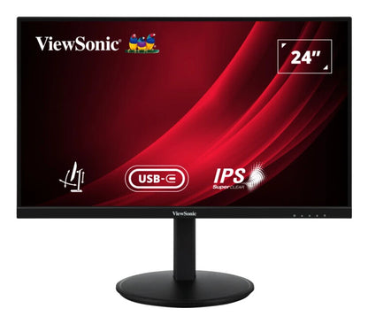 Viewsonic VG Series VG2409-MHDU-2 computer monitor 60.5 cm (23.8") 1920 x 1080 pixels Full HD LED Black