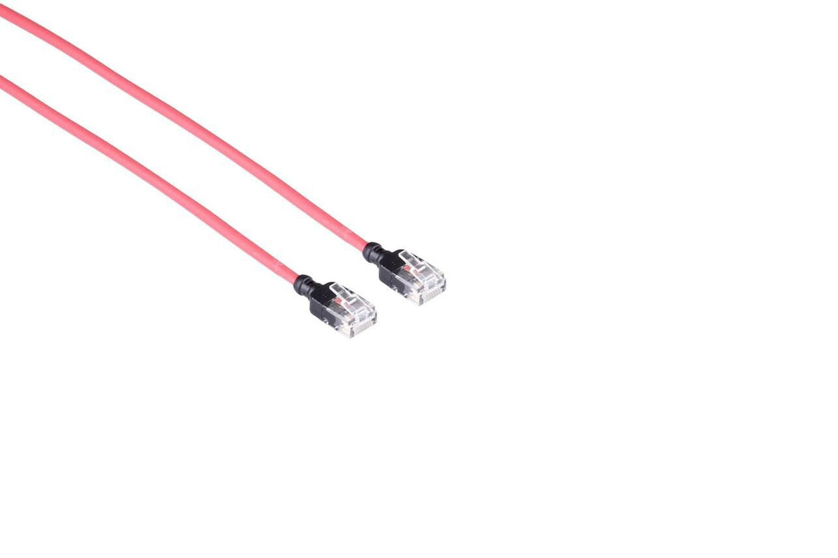 Mercodan 371924002 networking cable Red 0.25 m Cat6a U/UTP (UTP)