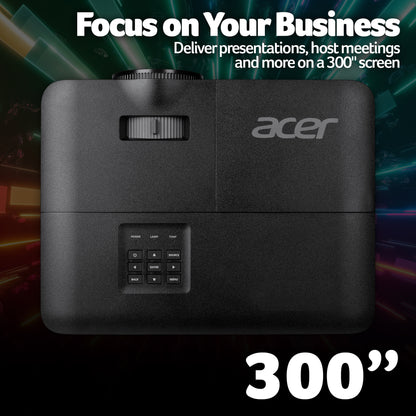 Acer X1328 DLP Projector, WXGA (1280×800), 5000 ANSI Lumens