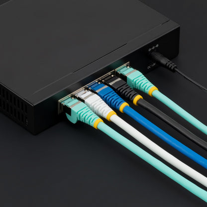 StarTech.com 5m CAT6a Ethernet Cable - Blue - Low Smoke Zero Halogen (LSZH) - 10GbE 500MHz 100W PoE++ Snagless RJ-45 w/Strain Reliefs S/FTP Network Patch Cord
