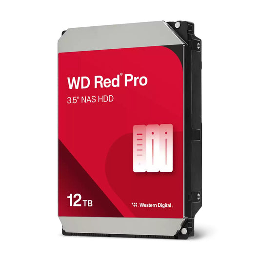 Western Digital Red Pro internal hard drive, 12TB, 7200 RPM, 3.5-inch, Serial ATA III