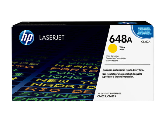 HP 648A Yellow Original LaserJet Toner Cartridge