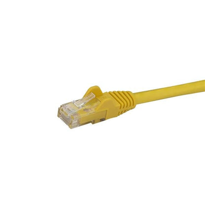 StarTech.com 5m CAT6 Ethernet Cable - Yellow CAT 6 Gigabit Ethernet Wire -250MHz 100W PoE RJ45 UTP Network/Patch Cord Snagless w/Strain Relief Individually Tested