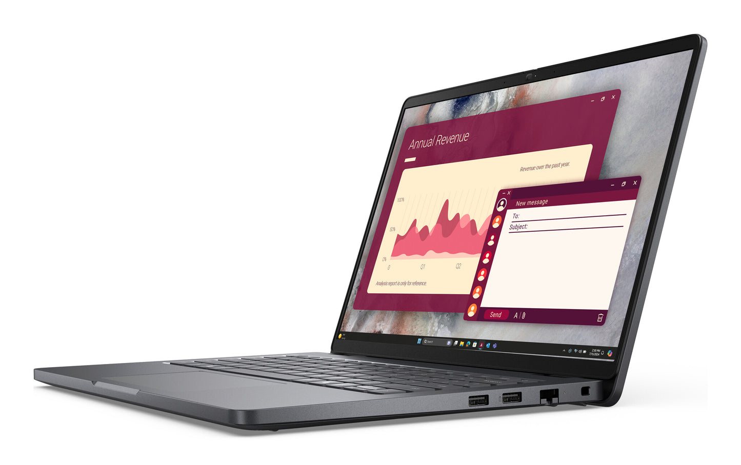 DELL Pro 14 PC14250 Intel Core 5 120U Laptop 35.6 cm (14") Full HD+ 8 GB DDR5-SDRAM 512 GB SSD Wi-Fi 6E (802.11ax) Windows 11 Pro Black QWERTY UK English
